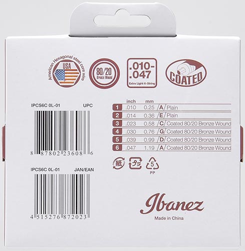 Back of the package of the IPCS6C