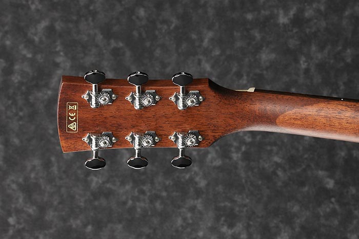 Back of the PC12MHCE-OPN's headstock