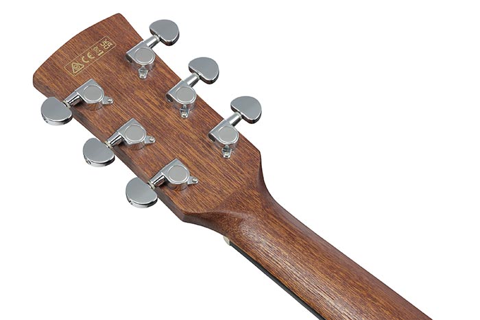 Back of the PC54CE-OPN's headstock