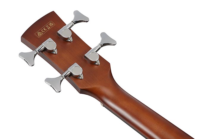 Back of the PCBE12MH-OPN's headstock
