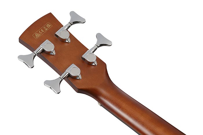 Back of the PCBE12-OPN's headstock