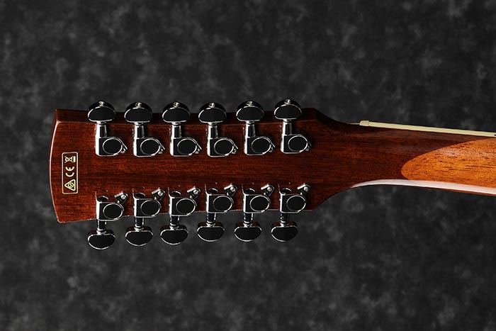 Back of the PF1512ECE-NT's headstock