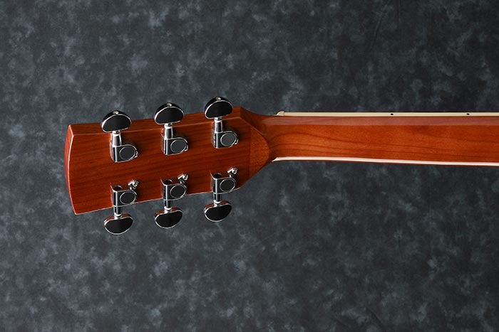 Back of the PF15-NT's headstock
