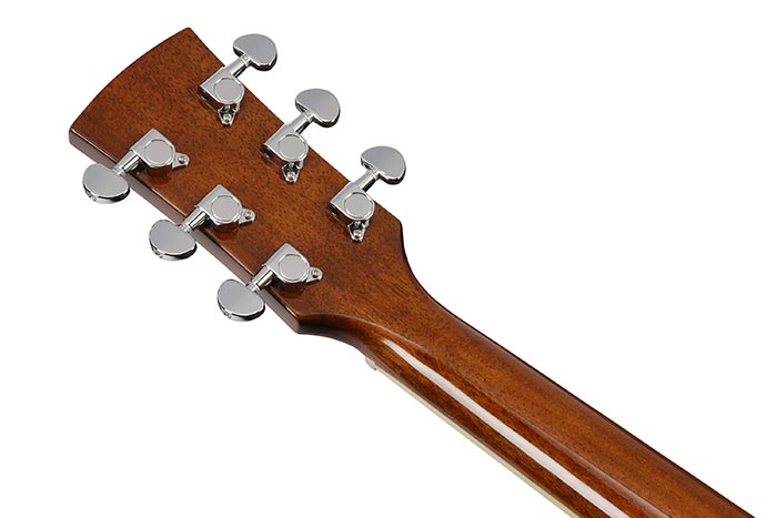 Back of the PF15-NT's headstock