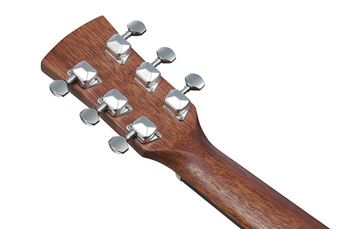 Back of the PF2MH-OPN's headstock