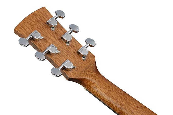 Back of the PN2WS-OPB's headstock