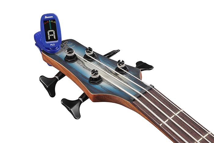 PU3-BL mounted on the bass