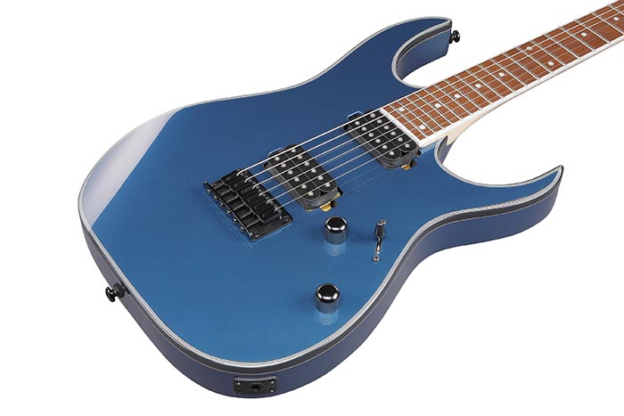 Ibanez rg421 blue top