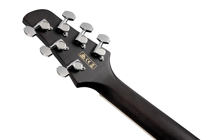 Back of the TCM50-GBO's headstock