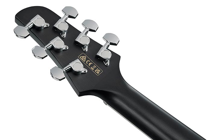 Back of the TCM50-GBO's headstock