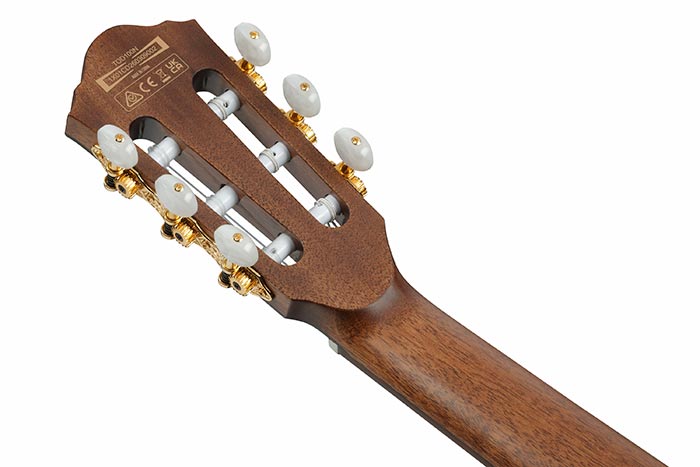 Back of the TOD100N-NT's headstock