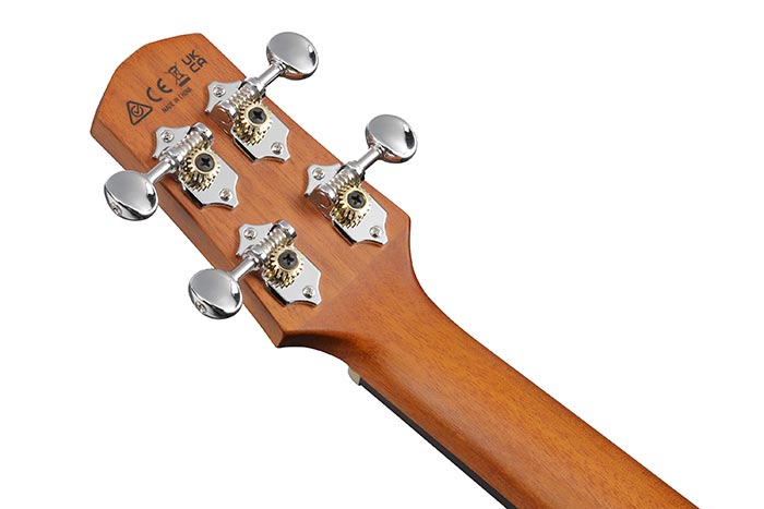 Back of the UEW5E-OPN's headstock