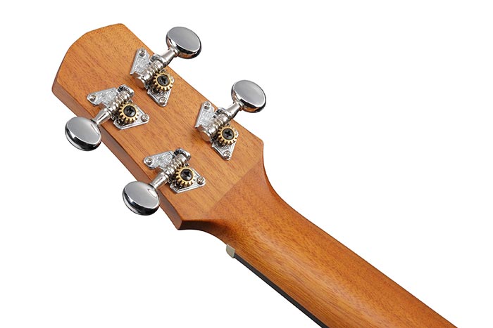 Back of the UKC100-OPN's headstock