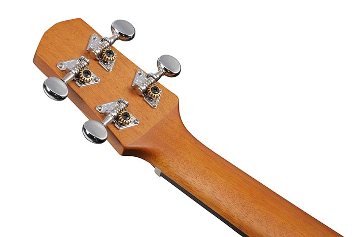 Back of the UKS100-OPN's headstock