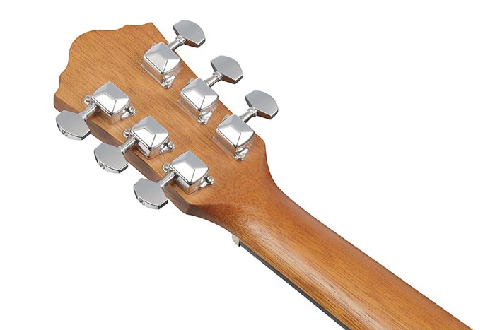 Back of the V44MINI-OPN's headstock