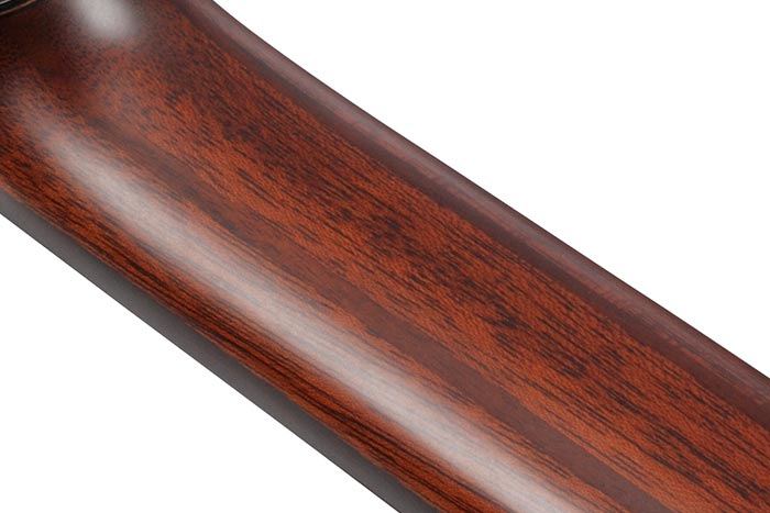 Low Oval Grip Thermo Aged™ African Mahogany / Pau Ferro 5pc neck with Rounded Fretboard Edge