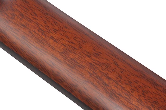 Low Oval Grip Thermo Aged&trade; African Mahogany neck with Rounded Fretboard Edge