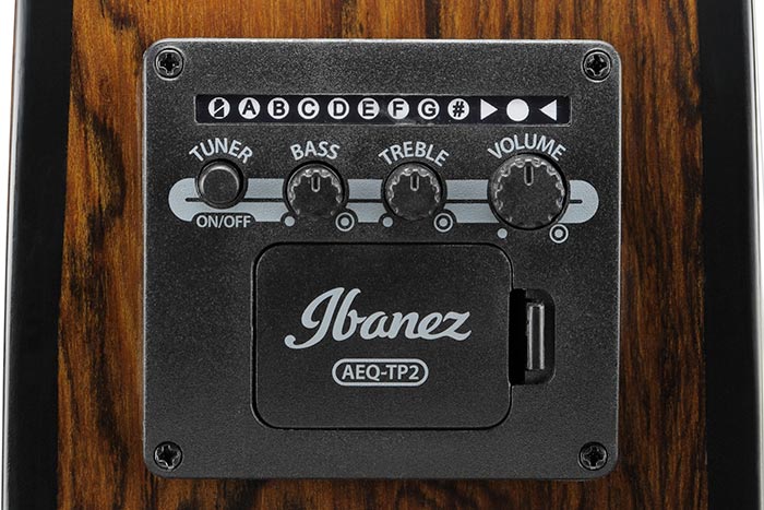 Ibanez AEQ-TP2 preamp w/Onboard tuner