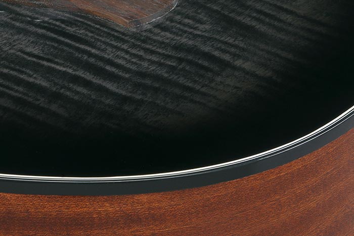 Flamed Maple top