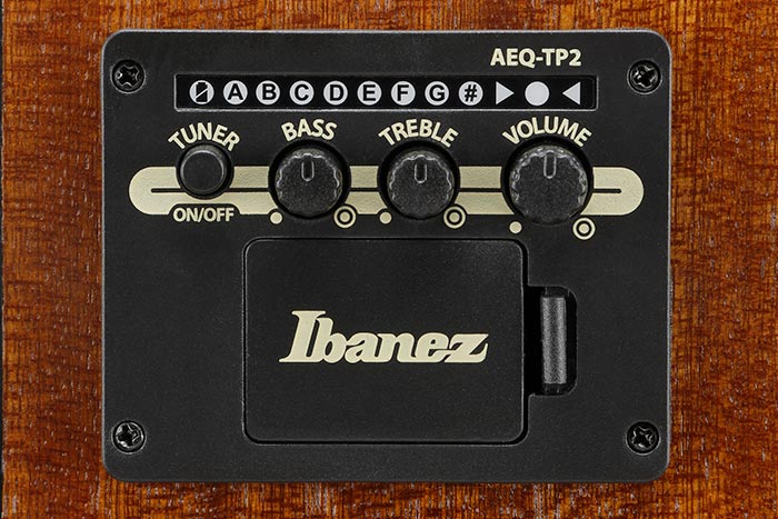 Preamplificador Ibanez AEQ-TP2 con sintonizador integrado