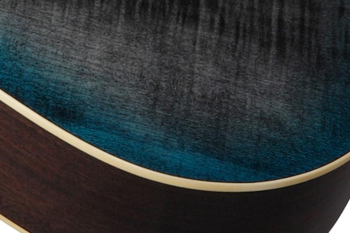 Flamed Maple top