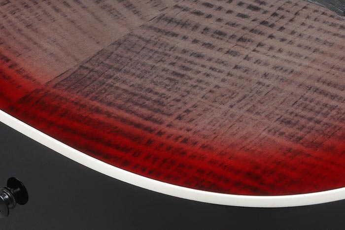 Flamed Maple Art Grain (Basswood) top