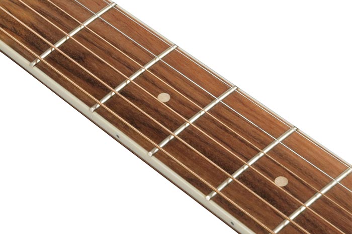 Wide fretboard