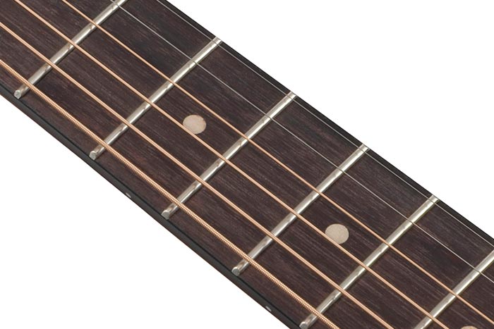 Purpleheart fretboard