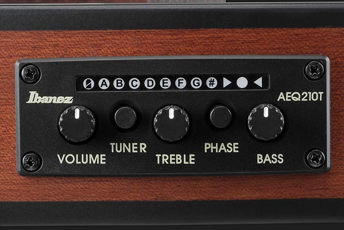 Ibanez AEQ210T preamp w/Onboard tuner