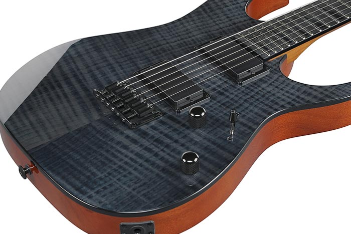 Flamed Maple Art Grain (Basswood) top / Okoume body