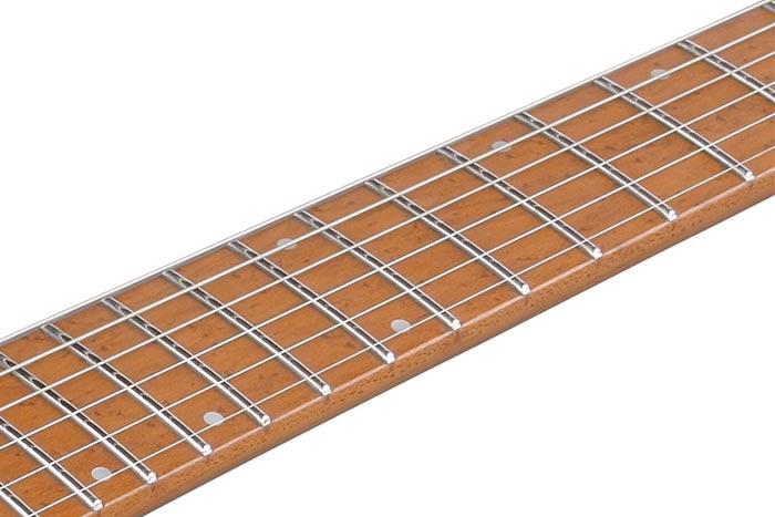 Roasted Birdseye Maple fretboard