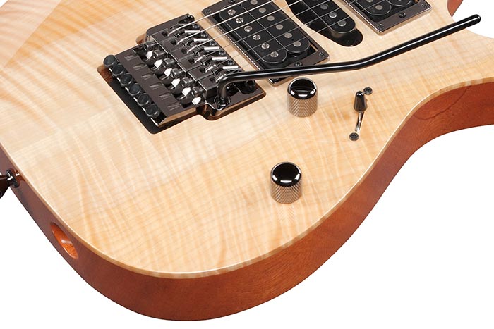 Exotic Maple top / African Mahogany body