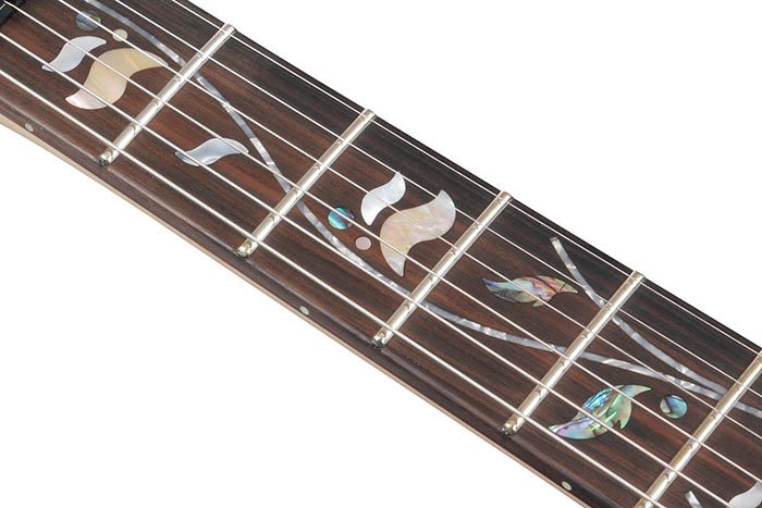 Macassar Ebony fretboard