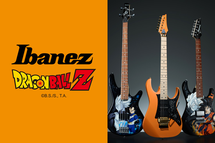Official collaboration of Ibanez and DRAGON BALL Z