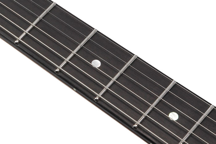 Ebony fretboard w/Mother of pearl dot inlay