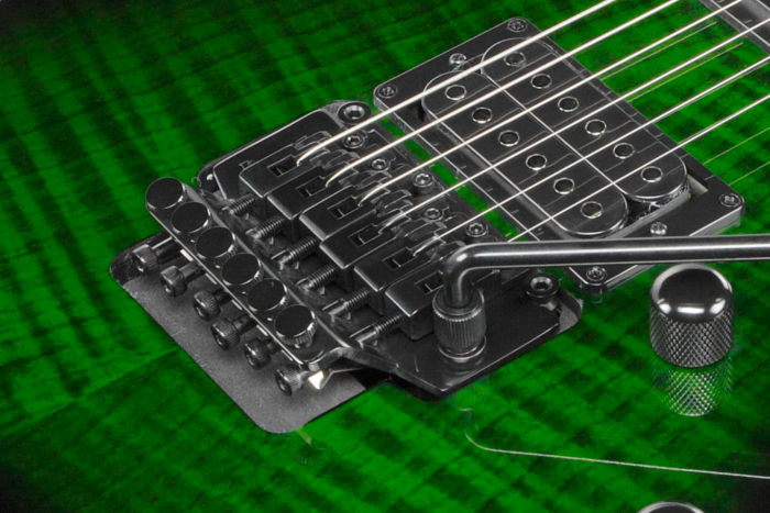 Double Locking tremolo bridge