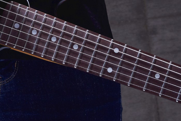 Katalox fretboard