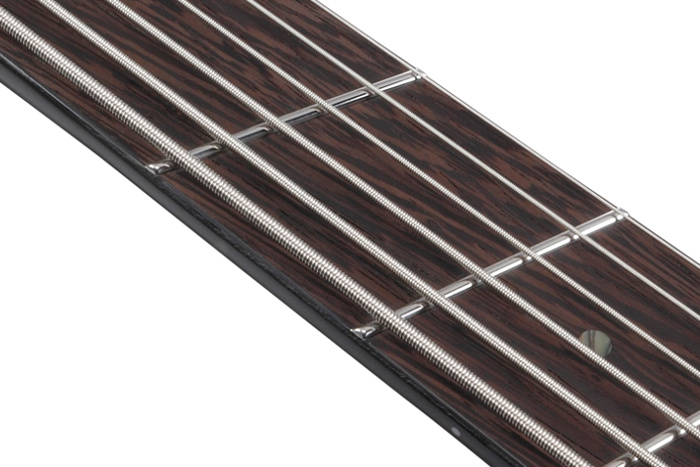 Panga Panga fretboard w/Medium Stainless Steel frets