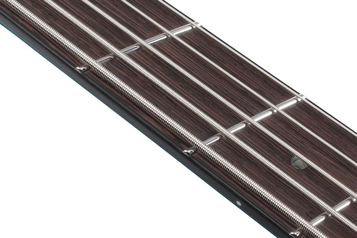 Panga Panga fretboard w/Medium Stainless Steel frets