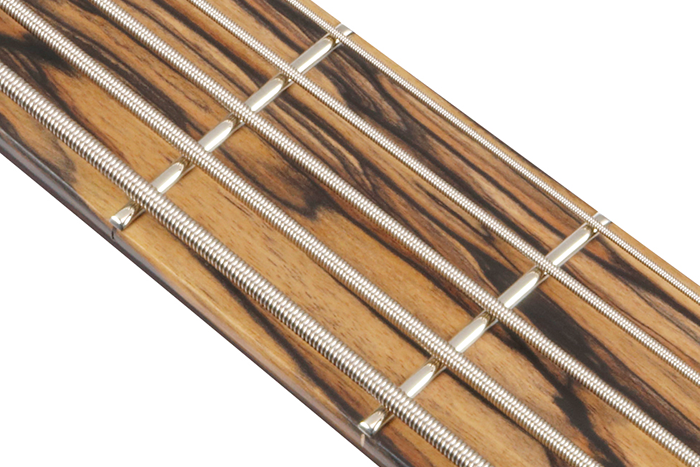 Medium fret with Custom Shop fret edge treatment