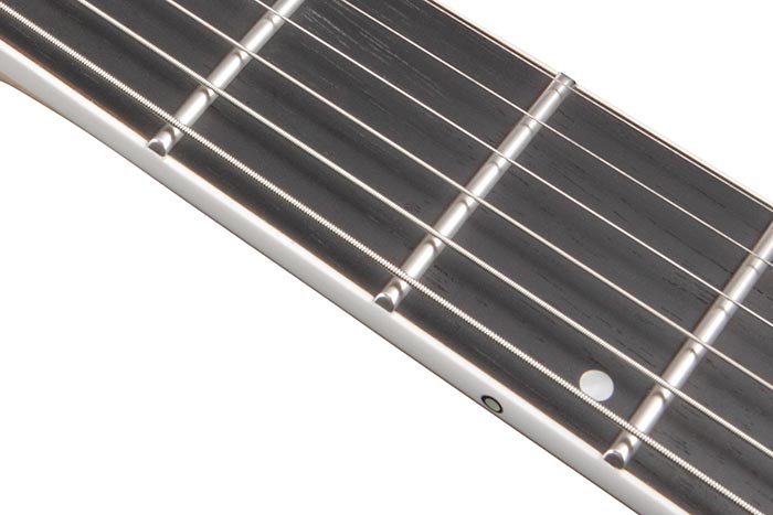 Jumbo Stainless Steel frets with Prestige fret edge treatment