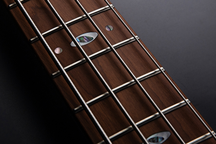 Medium frets with Prestige fret edge treatment
