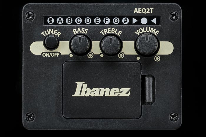 Ibanez AEQ-2T preamp w/Onboard tuner
