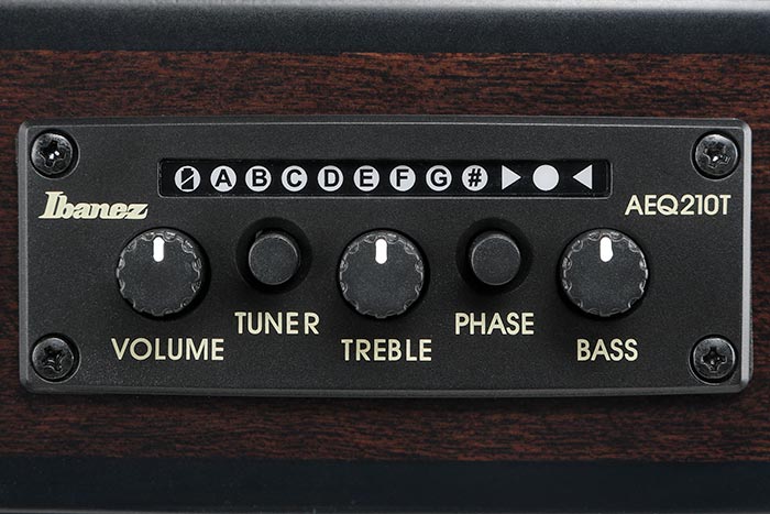 Ibanez AEQ210T preamp w/Onboard tuner