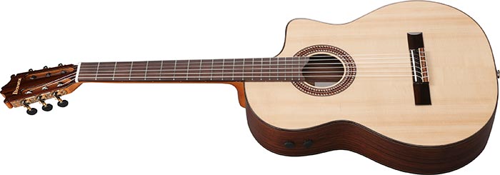 Flamenco style Fan bracing and headstock angle