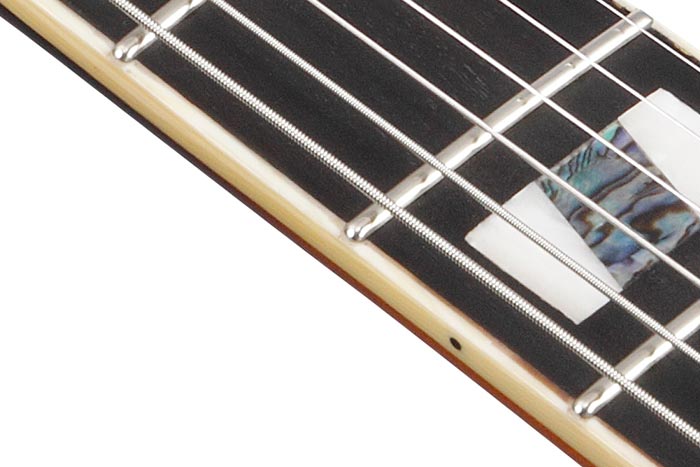 Medium frets with Artstar fret edge treatment