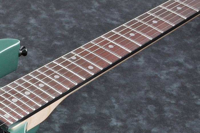 Purpleheart fretboard