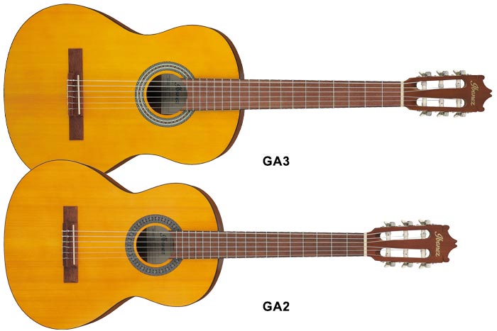 Right Natural GA2 Ibanez 6 String Classical Guitar 