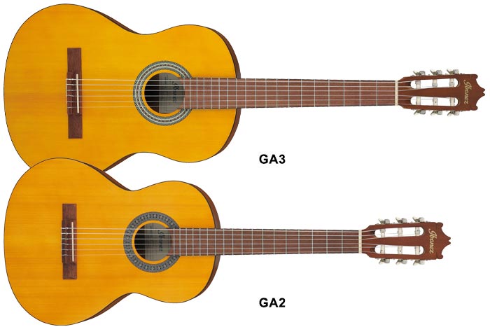 3/4 size classical guitar (580mm scale length, 46mm width nut)