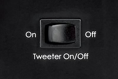 Tweeter On/Off Switch